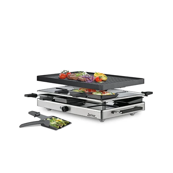 Spring Alüminyum ızgara plakalı Raclette-KP3267310001 Alüminyum ızgara plakalı Raclette siyah tek boyut ürün görseli 1