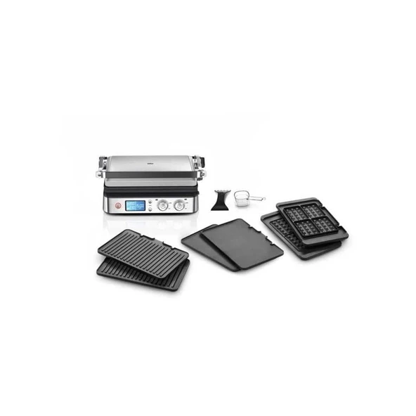 Braun MultiGrill 9 CG 9047 ızgaralı temaslı ızgara, düz ve waffle plakaları, ızgara konumları: temaslı, barbekü, fırın, 230° maksimum sıcaklık, güçlendirme işlevi ürün görseli 1