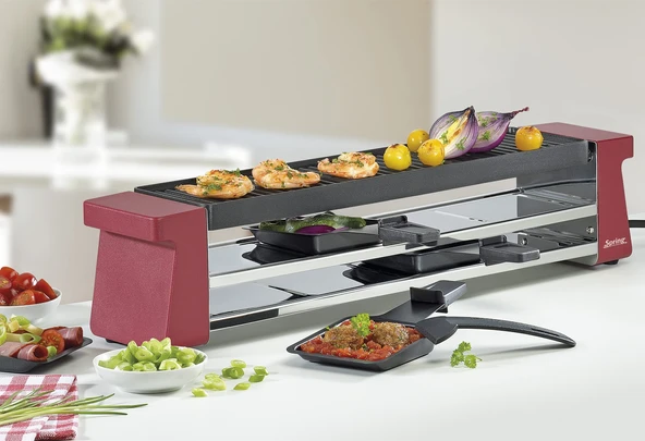 Raclette4 Compact - rood Spring 3039003001 Raclette4 Compact - Resim 2