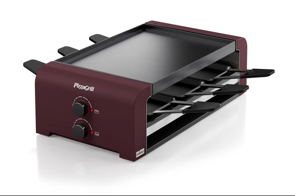 Stöckli Raclette PizzaGrill 6 Merlot Kırmızı ürün görseli 1
