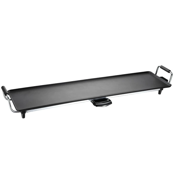 H.Koenig TKI100 Teppanyaki Plancha Elektrikli Izgara, 1800W, Yapışmaz Kaplama, Siyah ürün görseli 1