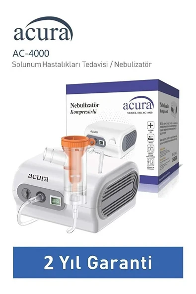 Kesintisiz Çalışma Özellikli Kompresörlü Nebülizatör Cihazı (AC-4000) ürün görseli 1