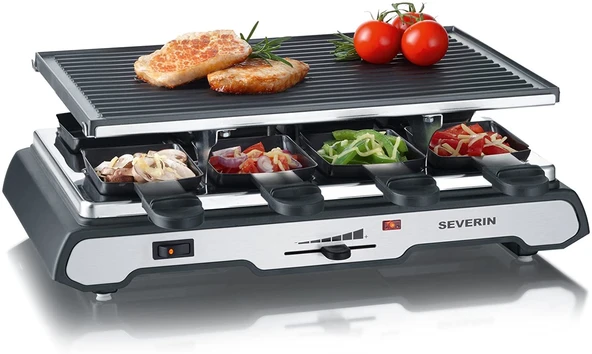 Severin RG 2685 Raclette ızgara 8 tava ürün görseli 1
