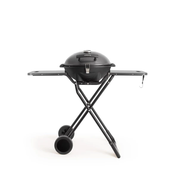 CREATE/BBQ SURFACE 2 IN 1 / Çıkarılabilir gövdeli elektrikli ızgara/Kompakt, dik, ızgara ve ızgara plakası, sıcaklık kontrolü, 5 ayarlanabilir seviye, yapışmaz kaplama, 2000W ürün görseli 1