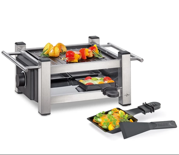 Küchenprofi KP1770602800 Raclette Taste4-Kp1770602800 mini fırınlar, plastik, gümüş ürün görseli 1
