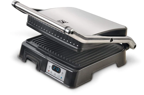 Team Kalorik Dijital Masa Izgarası (120-230°C), 2000 W, Metal/Alüminyum/Plastik, Gümüş, TKG COG 1001 ürün görseli 1