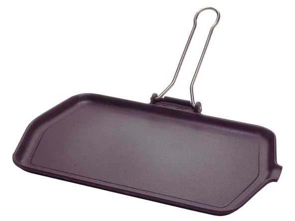 Ilsa Marinella paslanmaz dökme demirden yapılmış dikdörtgen ızgara tavası 36 x 23 cm ürün görseli 1
