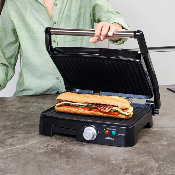 Taurus Asteria Izgara | 2200W | Siyah/paslanmaz çelik - Resim 5