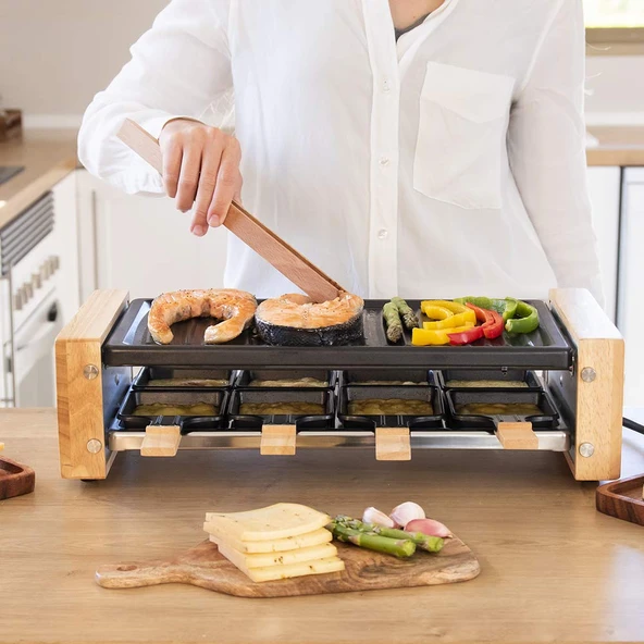 Cecotec ahşap raclette - Resim 2