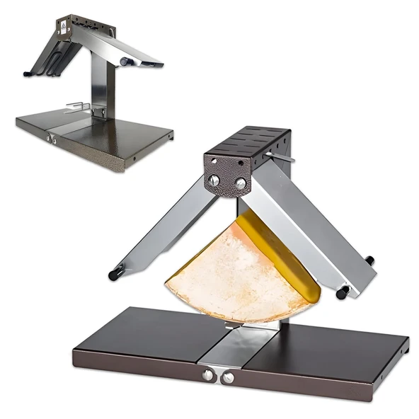 WTRYRN Çeyrek Yuvarlak Raclette Peynir Eritici, Ayarlanabilir Isıtma Çubukları, 1000W Güç, Yerden Tasarruflu, Verimli Eritme, Kafe ve Bistrolarda 4 Kişilik 110V ürün görseli 1