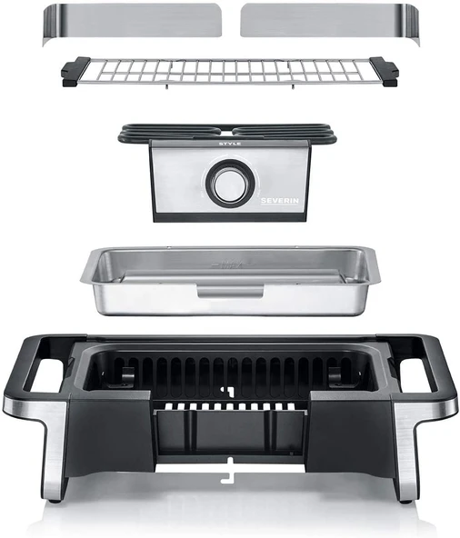 SEVERIN PG 8112 STİLİ, siyah/gümüş - Resim 5