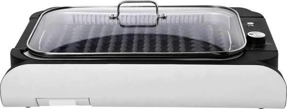 BiKitchen Grill 700.2 Elektrikli Masa Izgarası Kablolu, Manuel Sıcaklık Ayarlı Siyah ürün görseli 1