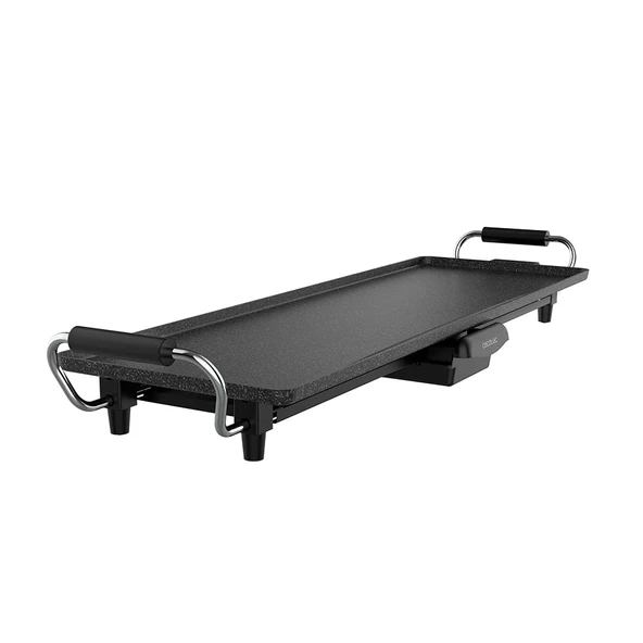 Cecotec Asar Electrica Tasty&Grill 3000 RockWater XL. 2400 W, Gran yüzey 70x22cm, Piedra RockStone Kaplama, Yapışmaz, Sıcaklık Ayarlanabilir ürün görseli 1