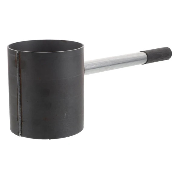 TOYANDONA Çelik Baca Çakmak 12 cm x 14 cm Saplı Kömür Kovası Barbekü Sobaları Taşınabilir Izgara Çakmak Kamp ve Barbekü için ürün görseli 1