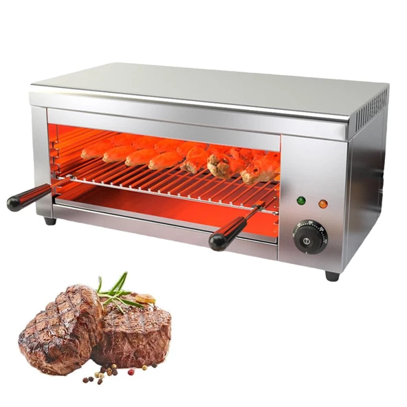 Salamander Izgara ve Çoklu Izgara Elektrikli - 2000W güç, 30L geniş hacim, 4 ayarlanabilir seviye, 50-300°C sıcaklık kontrolü, düşük duman, sağlıklı ızgara ürün görseli 1