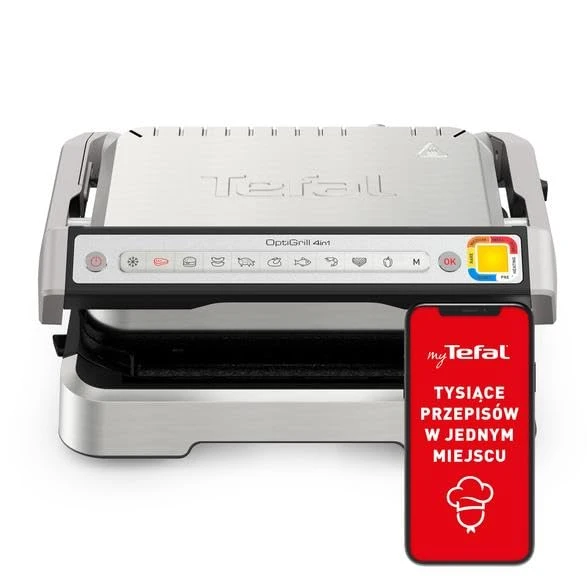 Tefal OptiGrill 4'ü 1 arada GC774D30 Temas Izgarası ürün görseli 1