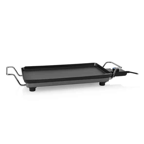 Princess ızgara plakası Chef Superior Classic, 46 x 26 cm, 4 kişilik, 2500 W, alüminyum döküm, 01.102240.01.005 siyah ürün görseli 1
