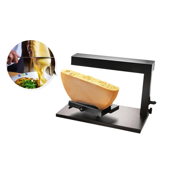Peynir Eritici Raclette Fırın İsviçre Raclette Cihazı 750W Raclette Izgara Nacho Peynir Dağıtıcı Açısı Ayarlanabilir Hızlı Isıtma ürün görseli 1