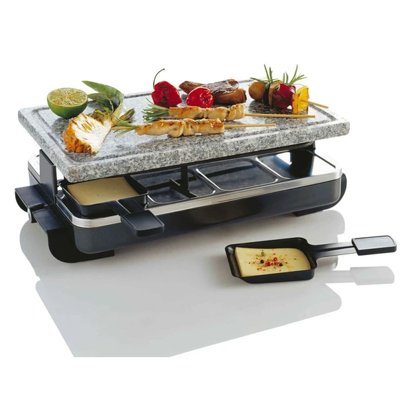Novis 6012.07 8 parçalı Raclette Izgara Sıcak Taş, antrasit ürün görseli 1
