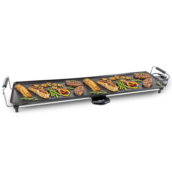MaxxHome Teppanyaki plaka - elektrikli plaka - XXL tava - masa üstü - yapışmaz kaplama, 1800 W ürün görseli 1