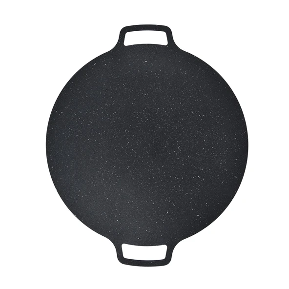 Xiuganpo Yuvarlak Yapışmaz Kore Barbekü Izgara Tavası, Çeşitli Yiyeceklerle Isıya Dayanıklı Barbekü Partileri için (41 CM) ürün görseli 1