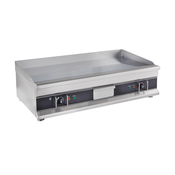 GastroHero elektrikli ızgara plakası Eco 998x398 pürüzsüz, krom kaplama - masa üstü ikram ekipmanı ürün görseli 1