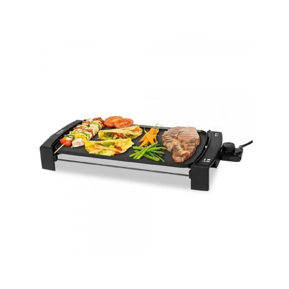 Cecotec Elektrikli Izgara Plakası Rock&Water 2000.RockStone Taş Kaplama, Ayarlanabilir Termostat, Bulaşık Makinesinde Yıkanabilir, 40 x 20 (2150 W, Siyah) ürün görseli 1