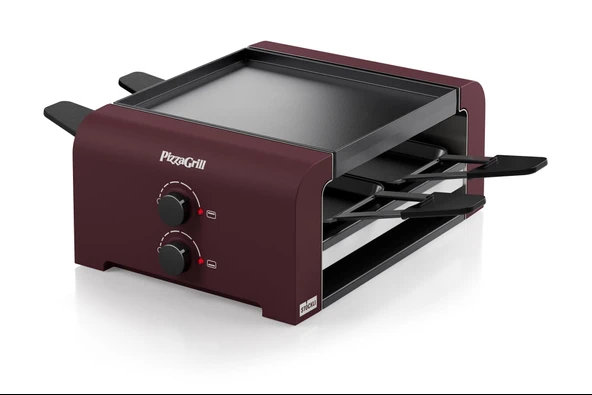 Stöckli Raclette PizzaGrill 4 Merlot Kırmızı ürün görseli 1