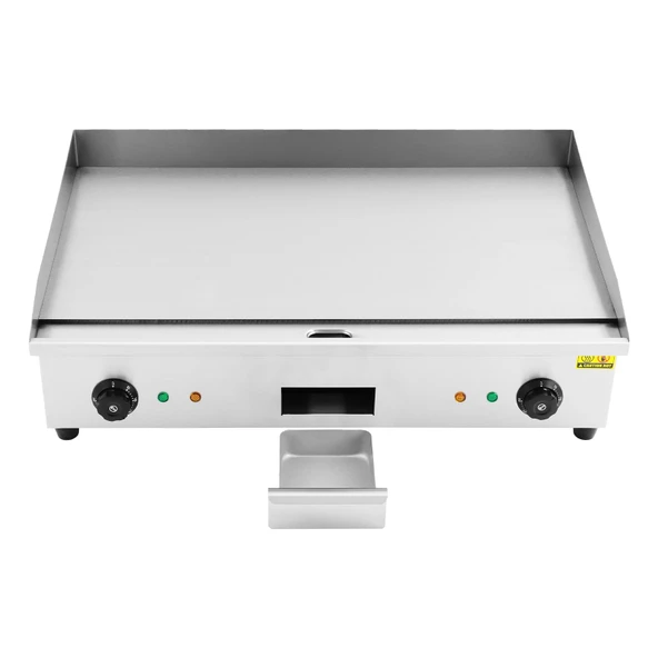 Ticari Elektrikli Izgara 4.4KW Elektrikli Izgara Plakası Ayarlanabilir Sıcaklık 50-300°C Kızarmış Yumurta, Krep, Izgara Et için Masa Izgara Izgara Plakası ürün görseli 1