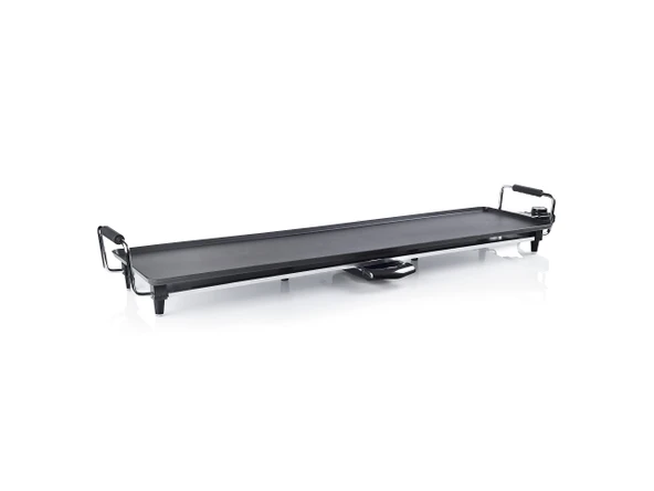 Tristar BP-2834 ızgara plakası - kızartma yüzeyi: 100 x 22 cm - yapışmaz kaplamalı, siyah ürün görseli 1