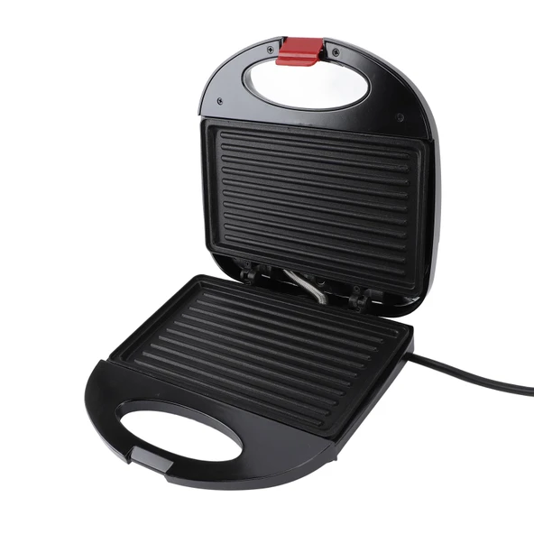 Elektrikli Panini Presi Kaymaz 750W Kafeler için Kolay Temizlenen Panini Presi (AB Fişi 220V) ürün görseli 1