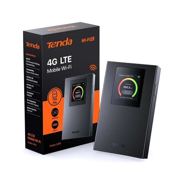 Tenda Mf6 (4G185) 4G Lte Mobil Router Sim Kartlı ürün görseli 1