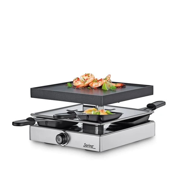 Spring Alüminyum ızgara plakalı Raclette-KP3267290001 Alüminyum ızgara plakalı Raclette gümüş tek boyut ürün görseli 1