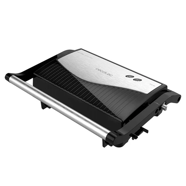 Cecotec elektrikli ızgara Rock'nGrill 1500 Rapid. 750W, RockStone taş kaplama, yüksekliği ayarlanabilir üst plaka, yağ tepsisi, çevre dostu kaplama ürün görseli 1