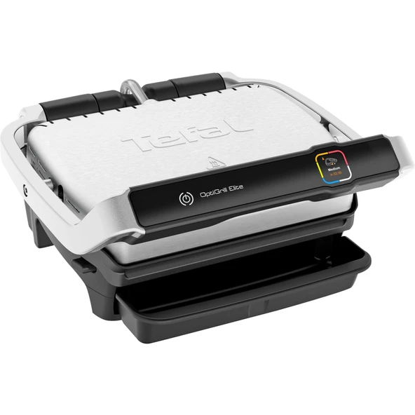 Tefal GC750D30 elektrikli masa temaslı ızgara ızgara işlevi siyah, gümüş ürün görseli 1
