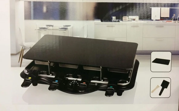 Alaska RG 1211 G Raclette ızgara kombinasyon cihazı, termostat ürün görseli 1