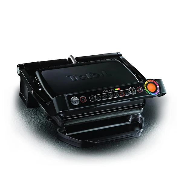 TEFAL GC7128 OPTIGRILL+ siyah kontak ızgarası [6 otomatik program; 4 sıcaklık seviyeli manuel mod; kalınlık ölçümü sayesinde mükemmel ızgara sonuçları] ürün görseli 1