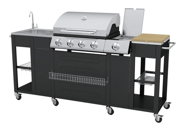 vidaXL 40425 G-BARBEKÜ KİTİ 4+1 DE Modeli ürün görseli 1