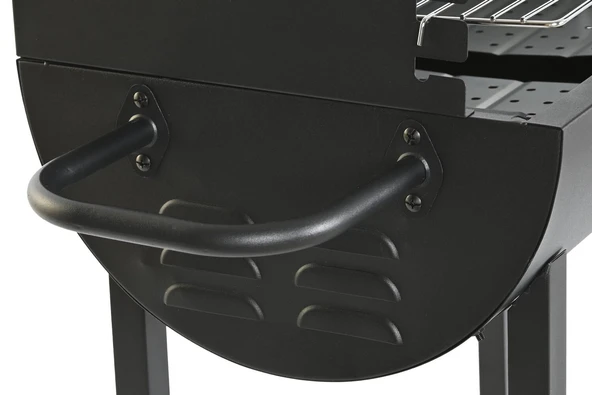 BARBACOA ACERO 91X45X89 NEGRO - Resim 4