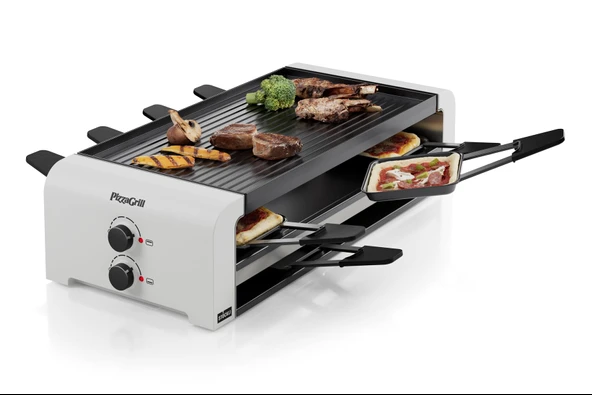 Stöckli Raclette PizzaGrill 8 (Beyaz) - Resim 2