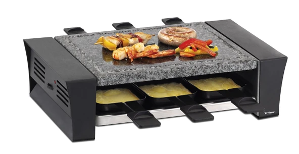 Trisa Electronics Raclette "Raclettino 6", 1200 W, siyah ürün görseli 1