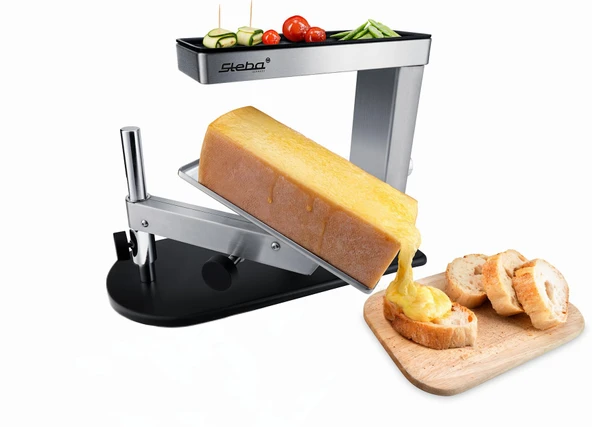 Steba peynirli raclette, 17 x 7 cm tabanlı peynir bloklarına uygun, kademesiz sıcaklık kontrol cihazı, 600 watt, RC 210 ürün görseli 1