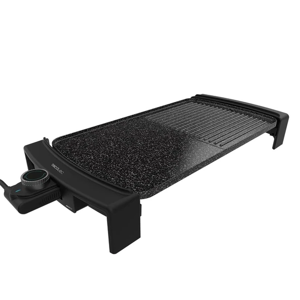 Cecotec Elektrikli Izgara Tabağı Tasty&Grill 3000 RockWater MixGrill. 2600 W, yapışmaz kaplama, karışık yüzey, ayarlanabilir termostat, bulaşık makinesinde yıkanabilir ürün görseli 1