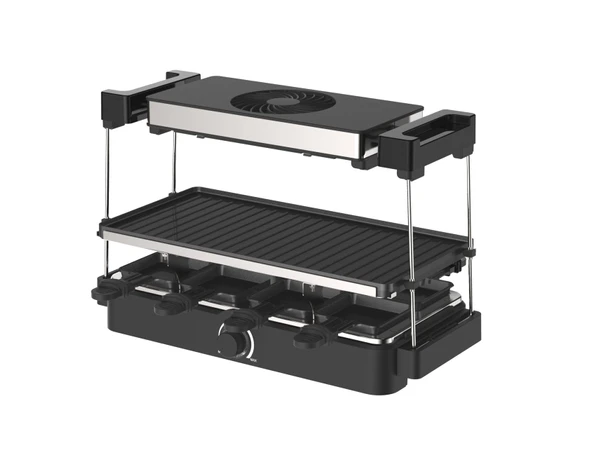 Tarrington House Raclette Izgara, 2'si 1 arada kombinasyon, 1200 W, ızgara taşlı, 8 kişilik ürün görseli 1