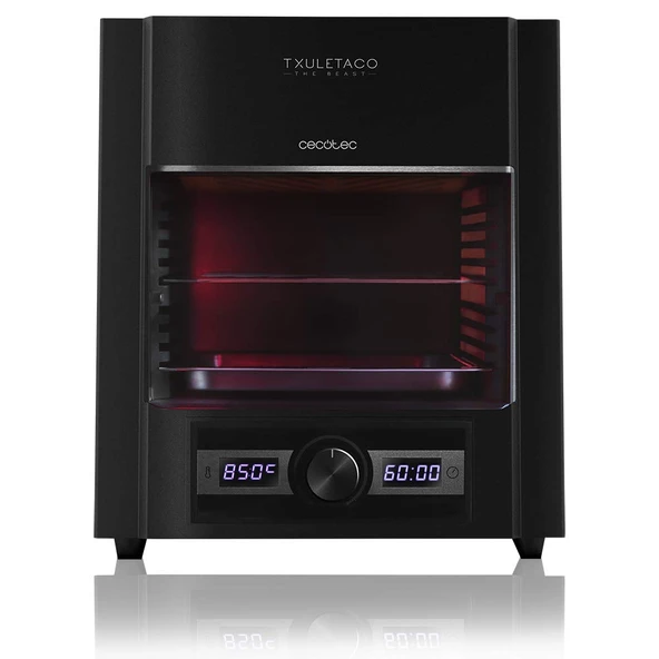 Cecotec Txuletaco The Beast 6850 Kavurma Fırını. 850 ° C'ye kadar, 2000 W güç, paslanmaz çelik ızgara, yağ çekmecesi, sıcaklık sistemi ve ayarlanabilir zamanlayıcı ile"language_tag":"de_DE") ürün görseli 1
