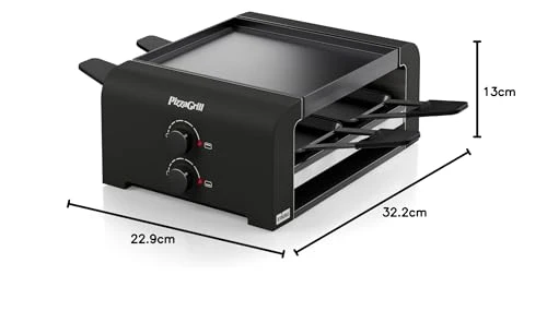 Stöckli Raclette PizzaGrill 4 Siyah - Resim 8