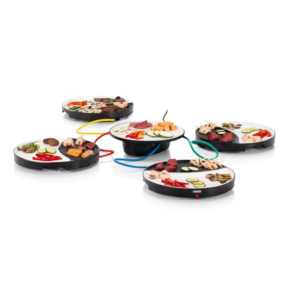 Princess Dinner44 kişiye kadar tüm masa ızgaraları - çıkarılabilir porselen tabaklar; 103080 ürün görseli 1