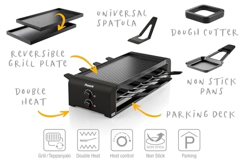Stöckli Raclette PizzaGrill 8 (Nane) - Resim 3