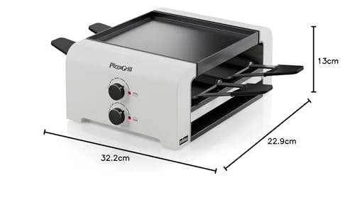 Stöckli Raclette PizzaGrill 4 Beyaz - Resim 8