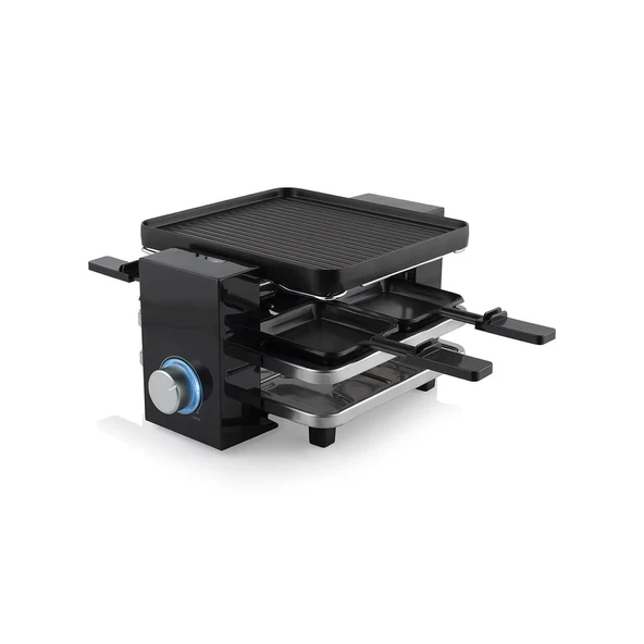 Wintem 4'ü 1 arada Yapışmaz Raclette Plaka 700 W Pişirme, Izgara ve Pişirme için İdeal Raclette - Ayarlanabilir Termostat ve Işık Halkası - Tencereler için Park Köprüsü - Pişirme Alanı 21 x 23 ürün görseli 1